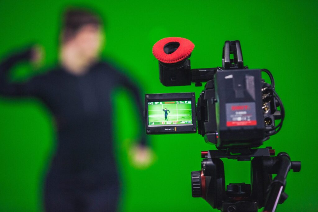 using a green screen