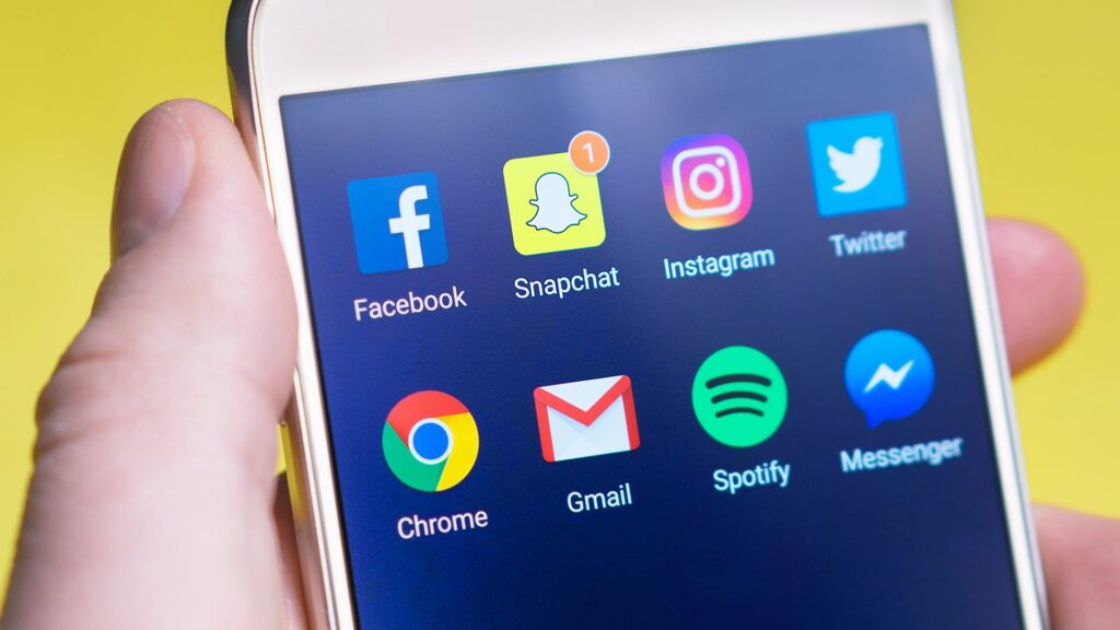 Social Media mobile apps