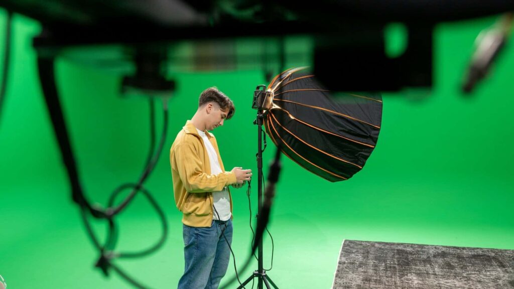 green screen prep